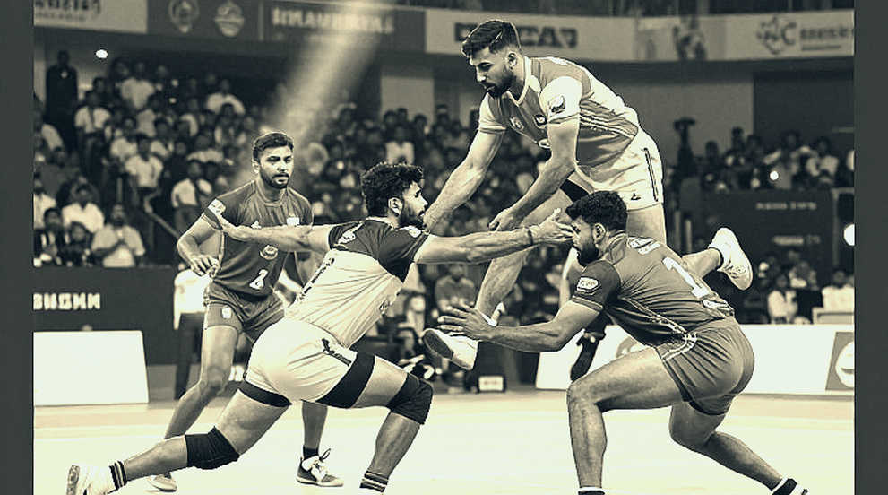 যে ম্যাচ এখনো হয়নি: কোরিয়ার বিরুদ্ধে ভারতের ৬৩-৩১ কার্ড আর কাবাডির হিসাব